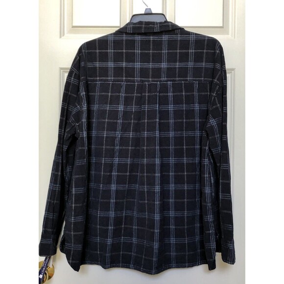 ARCHITECT WOMEN'S TOPS PLUS SIZE 2X PLAID CORDUROY COLLARED NECK 100% COTTON 98 - Picture 3 of 11